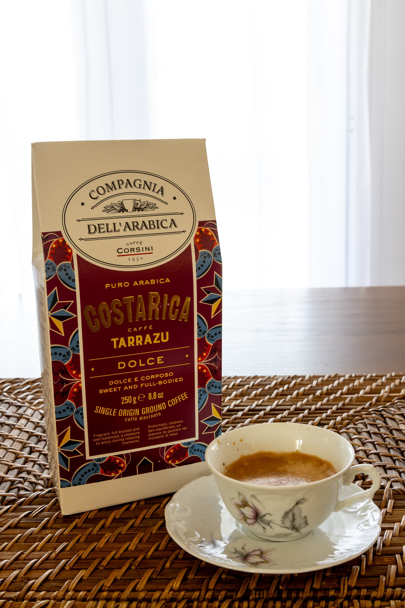 Café Moído Costa Rica Arábica 250g — Doce Equilíbrio Diário