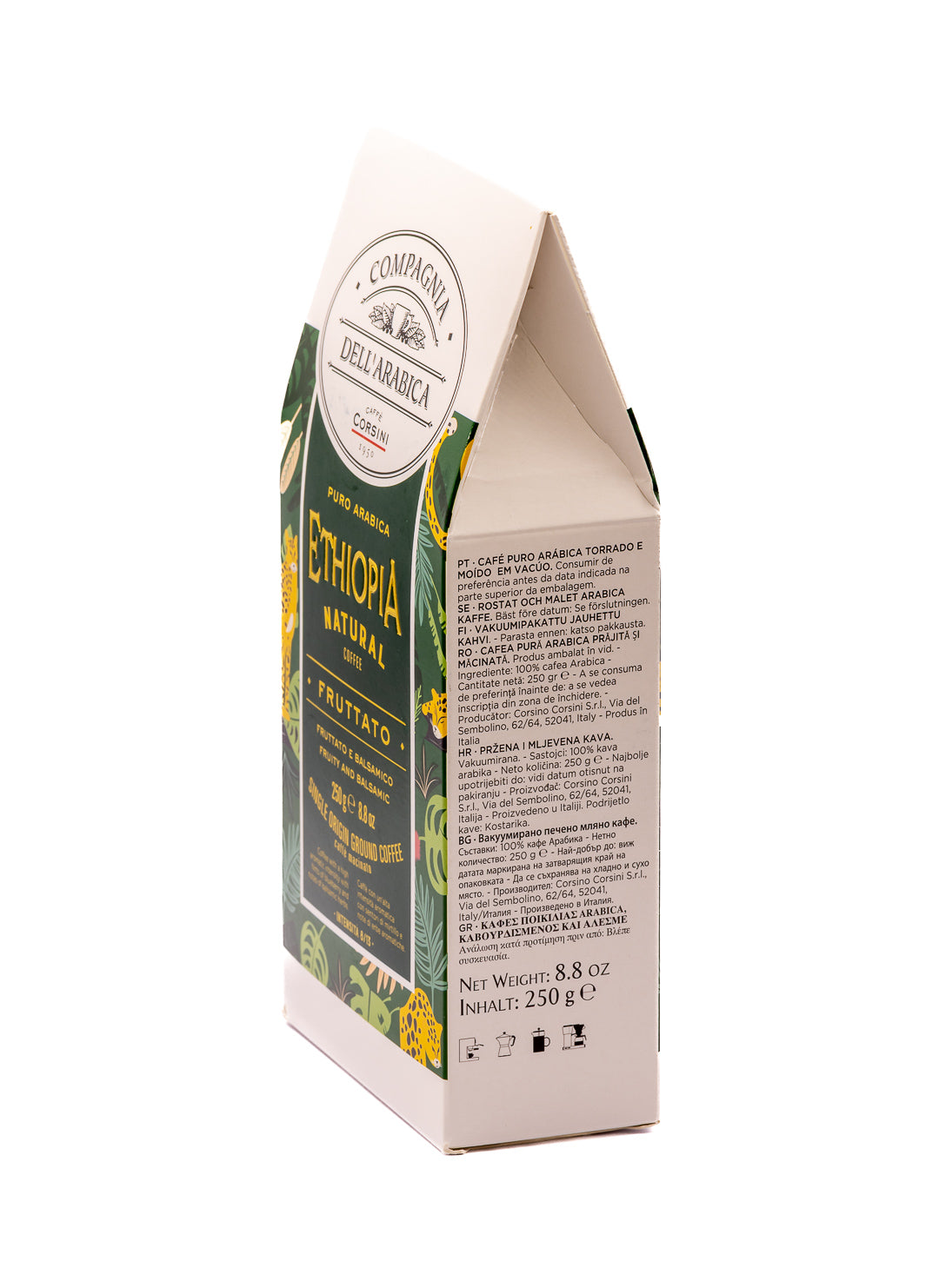 Ground Coffee Brazil Santos 100% Arabica, 250g, Medium Roast