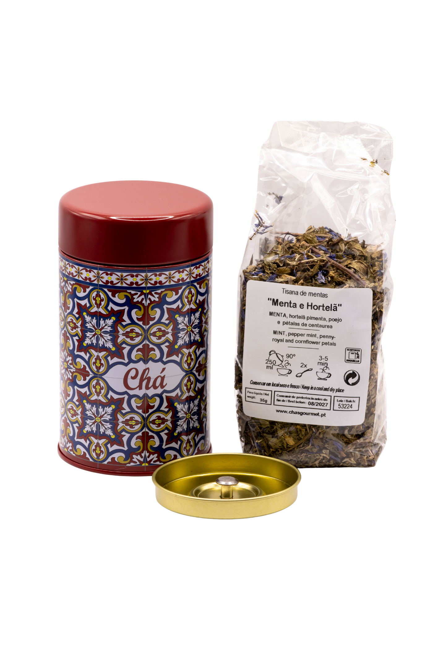 Menta & Hortelã Avulso — Frescura herbal e digestão leve em lata vermelha