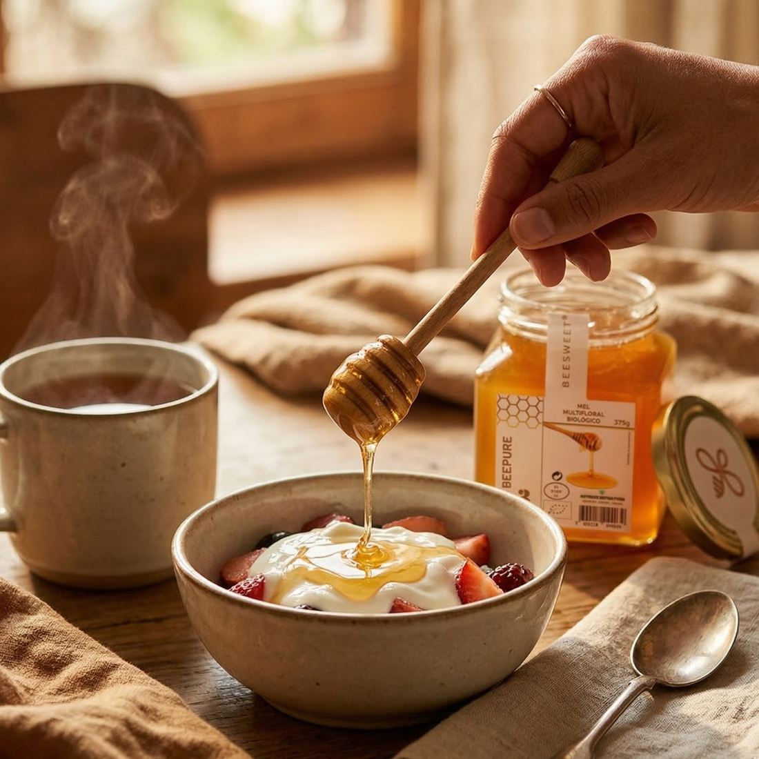 Mel Biológico: Alternativa Natural ao Açúcar
