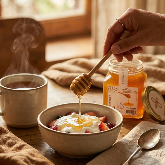 Mel Biológico: Alternativa Natural ao Açúcar