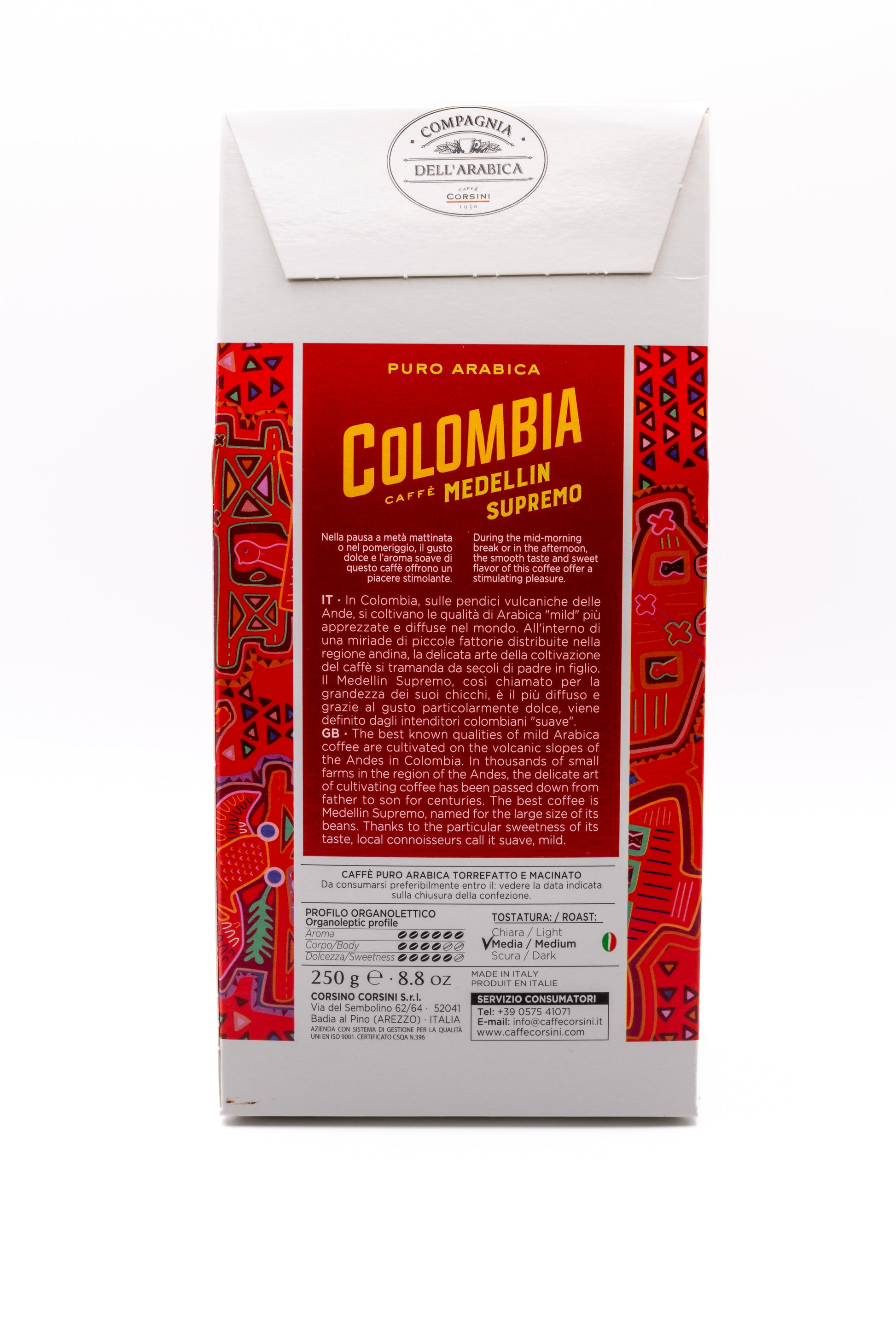 Café Colômbia - Traseira