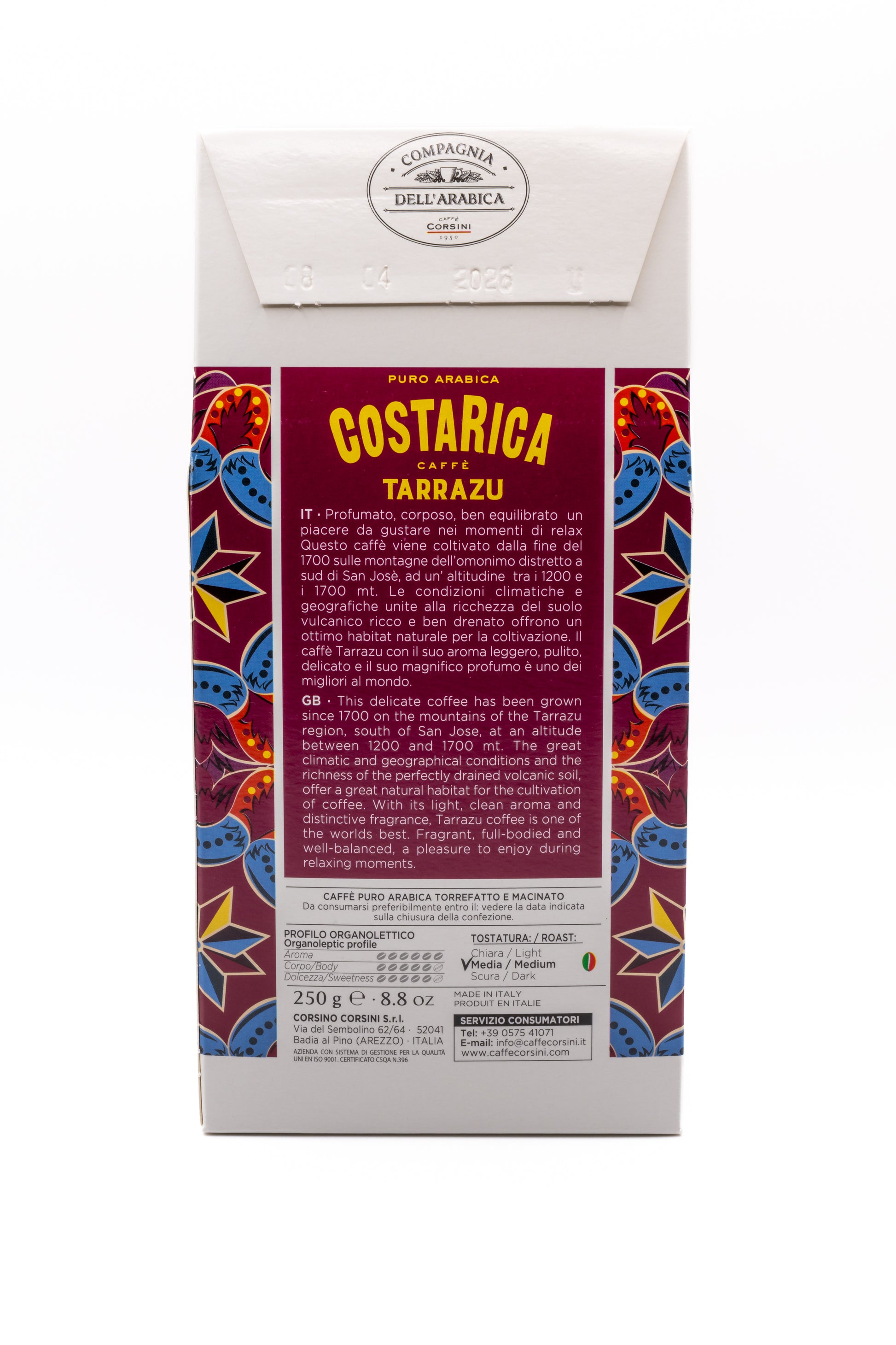 Café Costa Rica - Trás