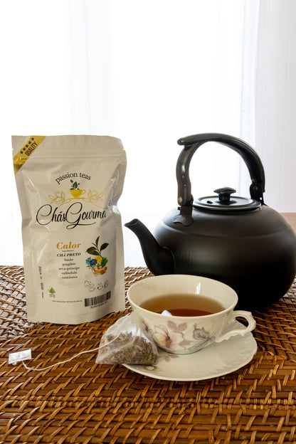Chá Preto Limão e Gengibre – Energia Natural e Conforto Digestivo