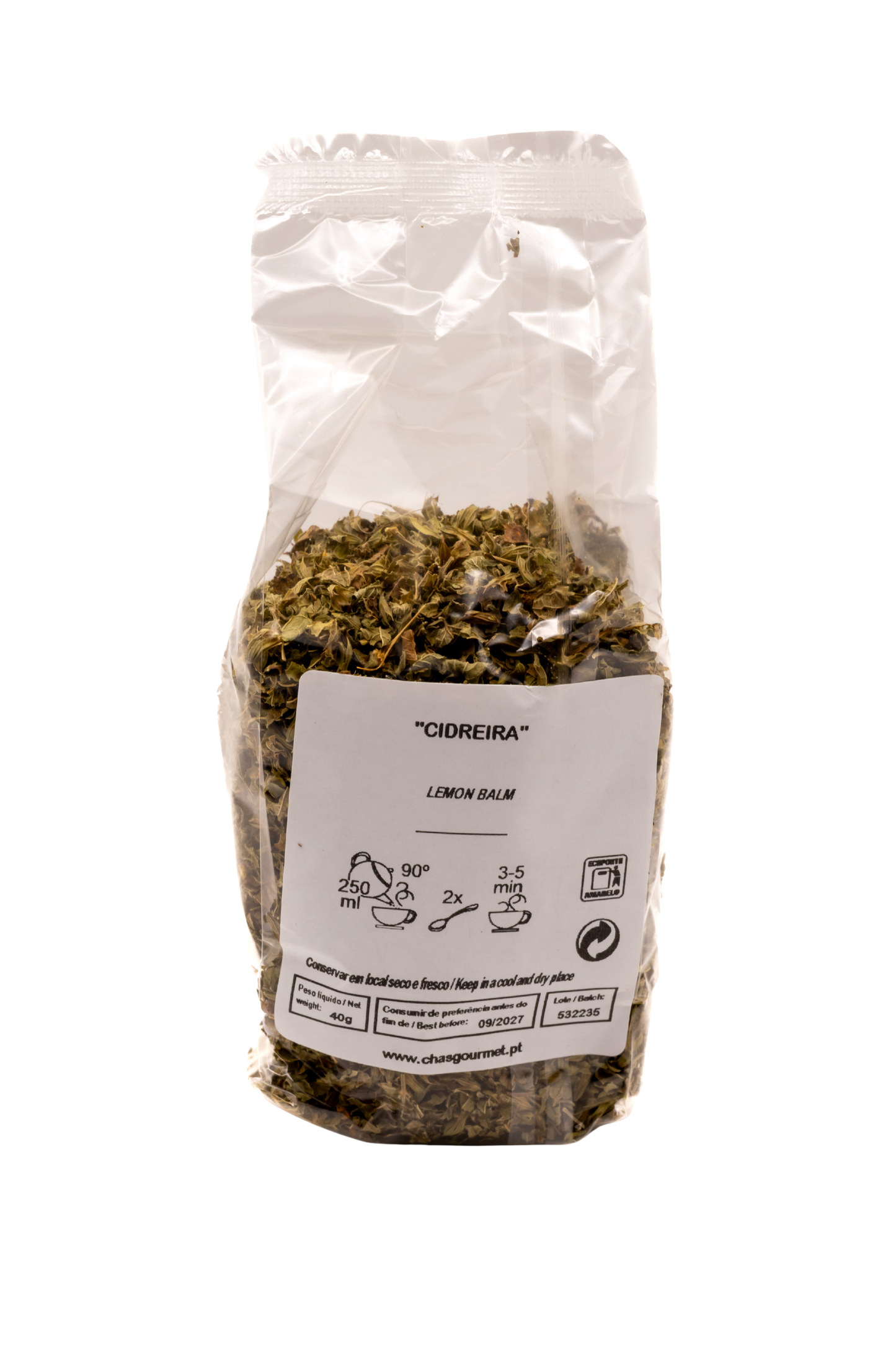 Cidreira Premium em Lata — Calmante Natural para Relaxar & Dormir