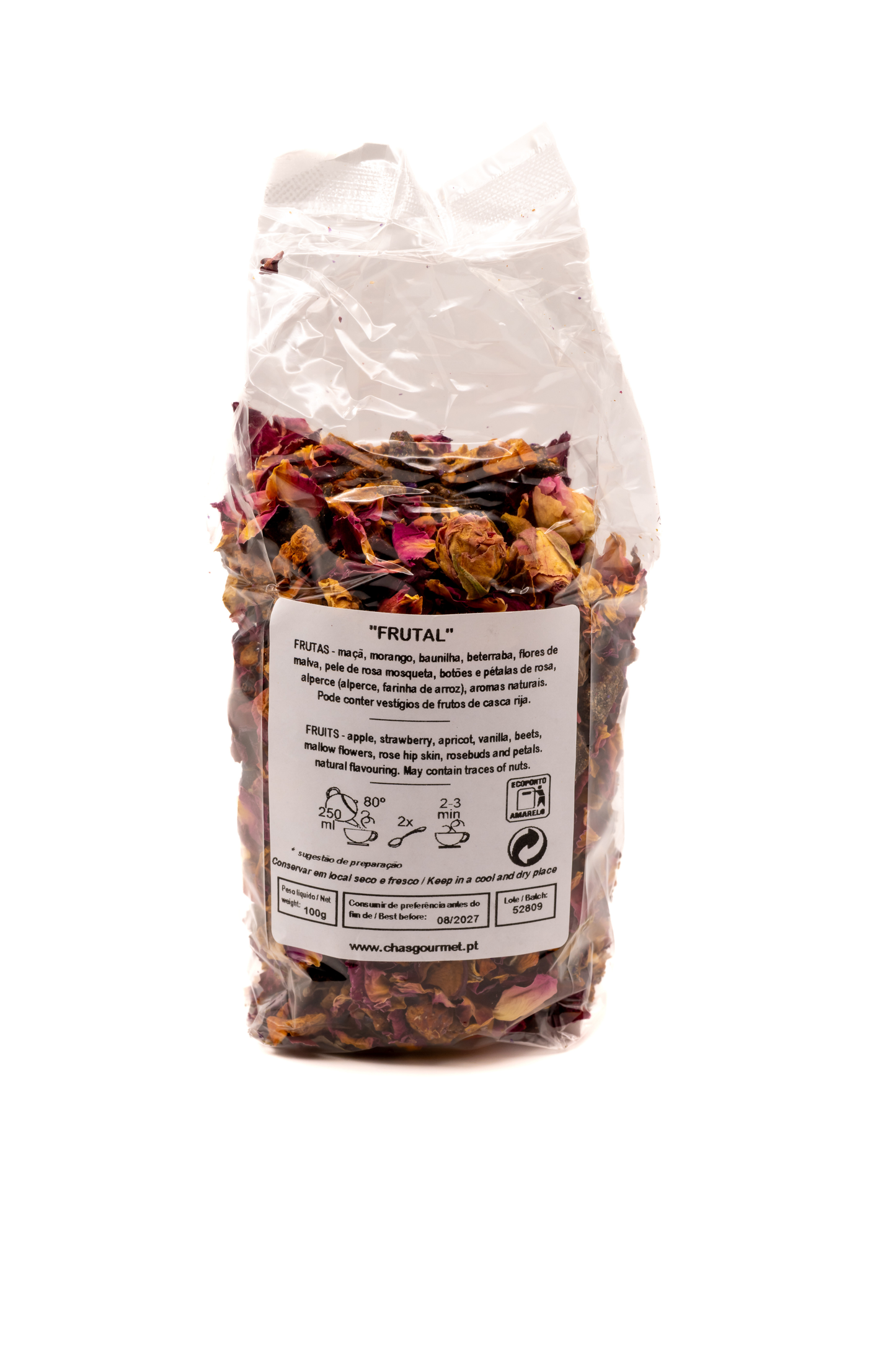 Infusão Frutal Solta 100 g | Maçã, Morango & Baunilha