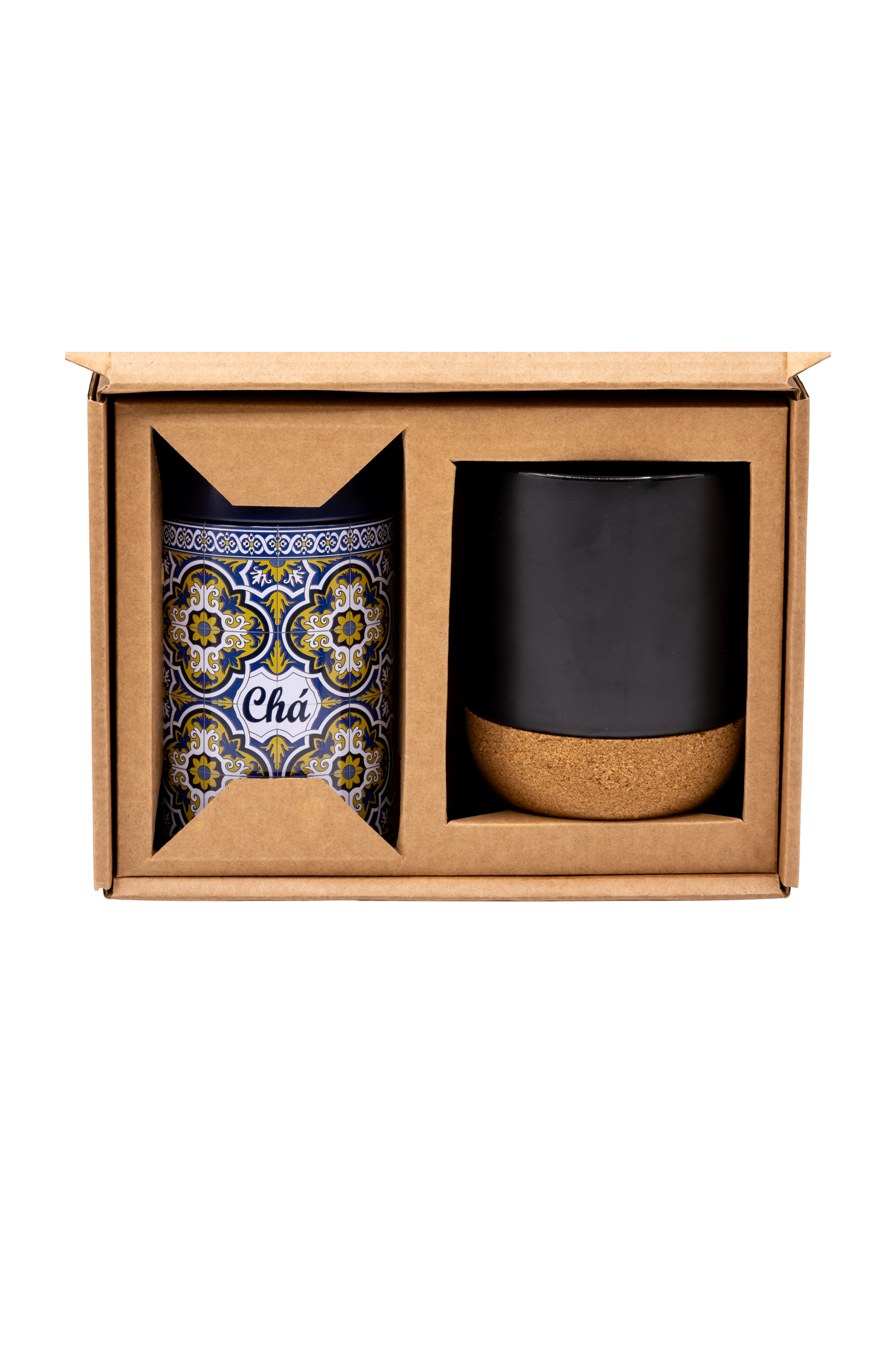 Kit Chá Limão & Gengibre — Energia Natural e Sabor Revigorante (Lata Azul)