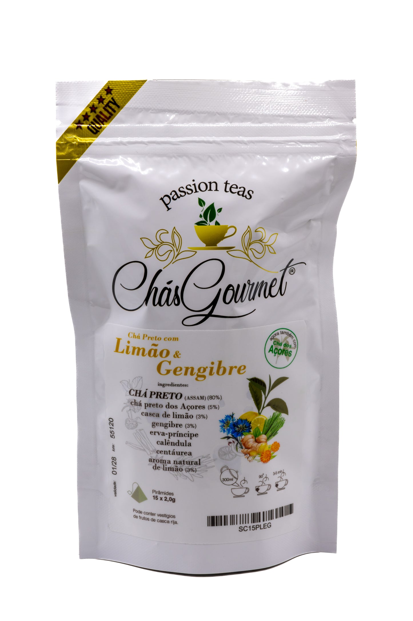 Té negro con limón y jengibre: energía natural y bienestar digestivo