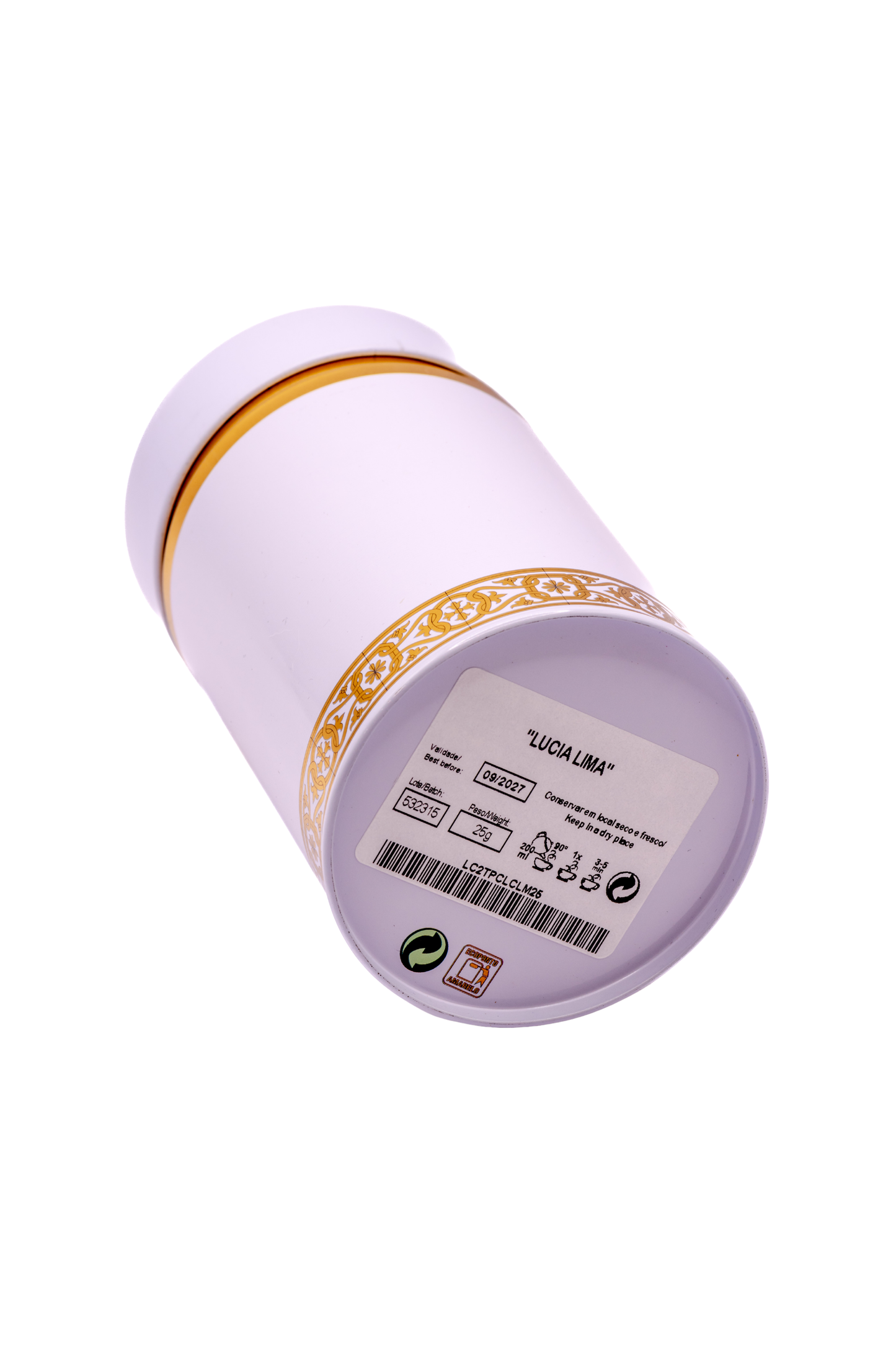 Lúcia-Lima 25g em Lata Premium | Infusão Relaxante e Aromática