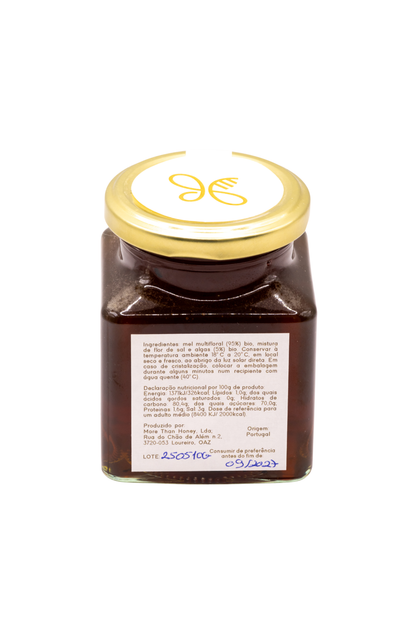 Mel Biológico com Alga e Flor de Sal 375g | Toque Marinho e Gourmet