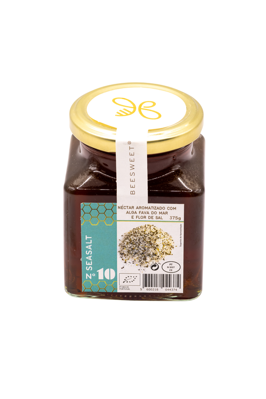Mel Biológico com Alga e Flor de Sal 375g | Toque Marinho e Gourmet
