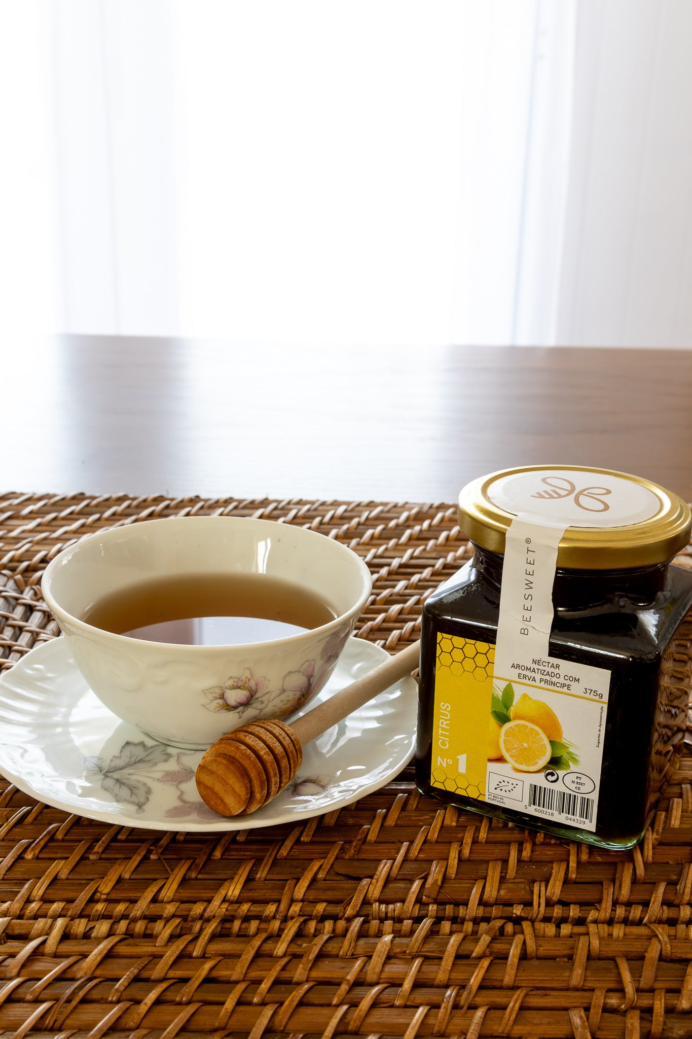 Mel com Erva-Príncipe BIO 375g | Leve, Digestivo e Refrescante