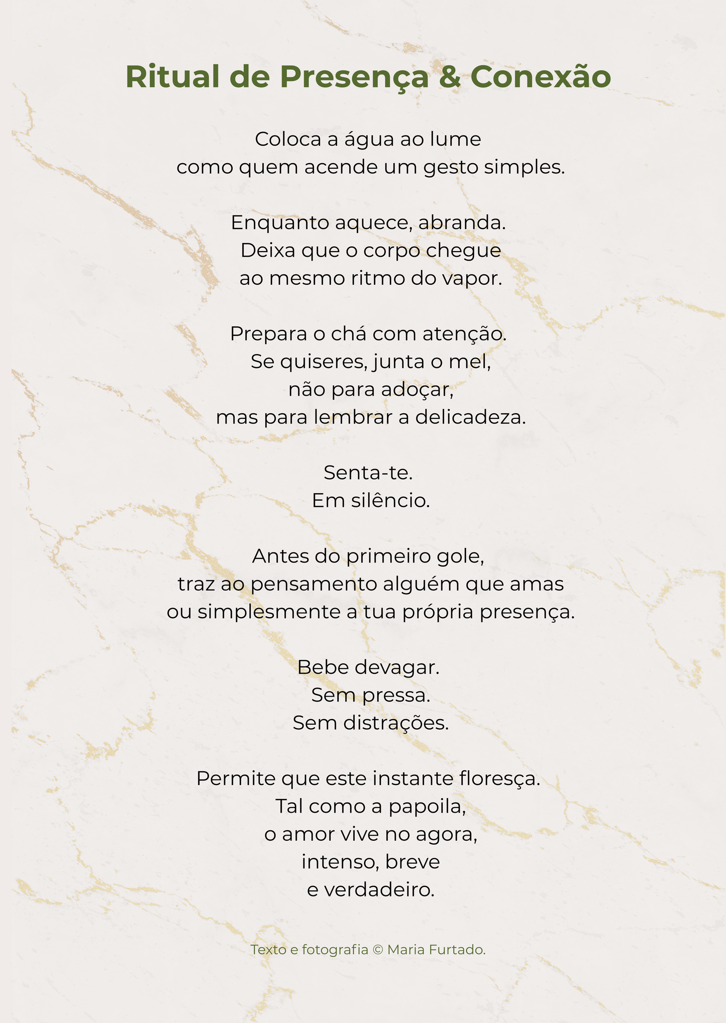 Ritual Dia dos Namorados com Chá e Mel Biológico — Pausa a Dois