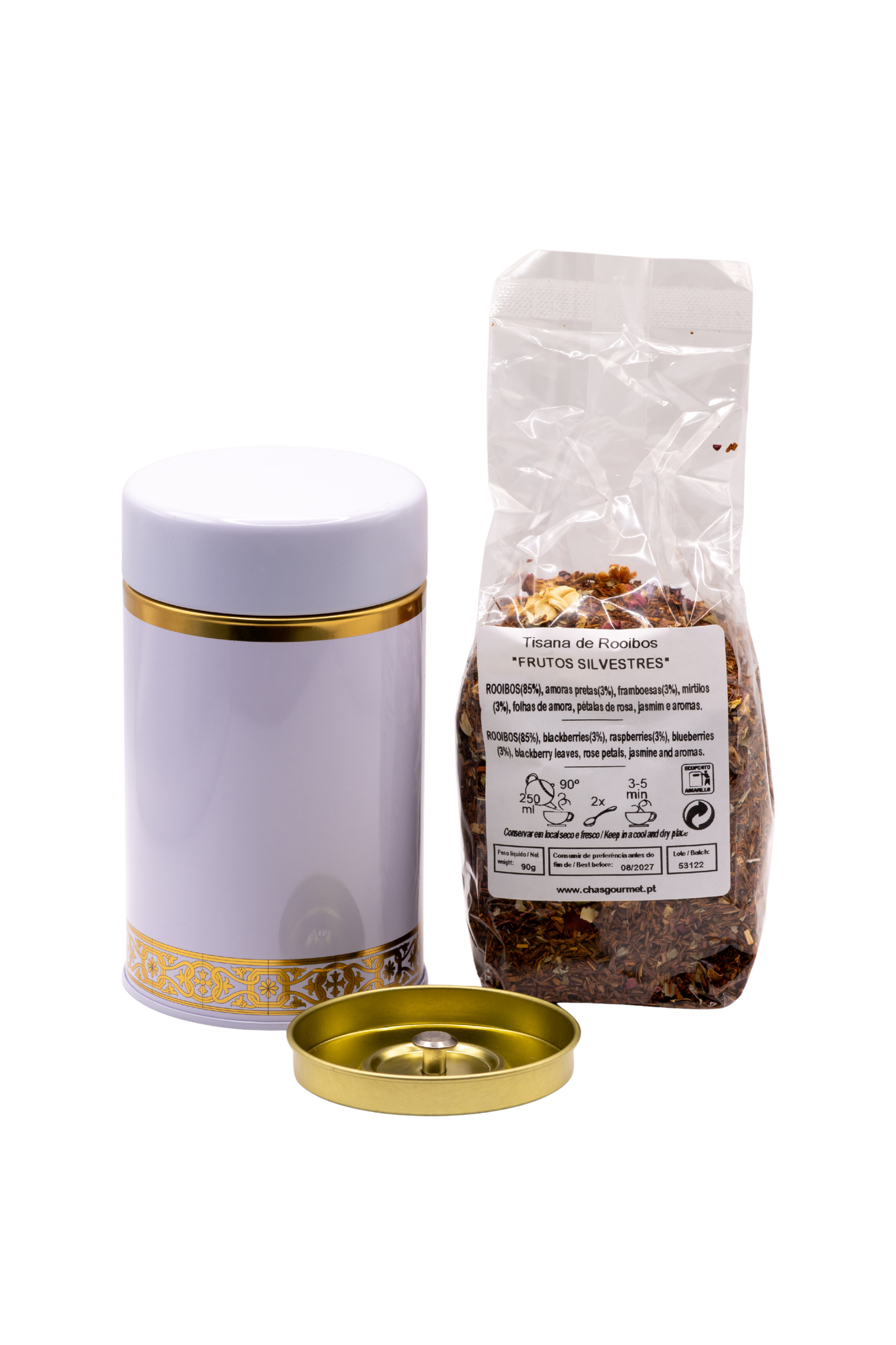 Rooibos Frutos Silvestres — Digestão equilibrada e sono tranquilo