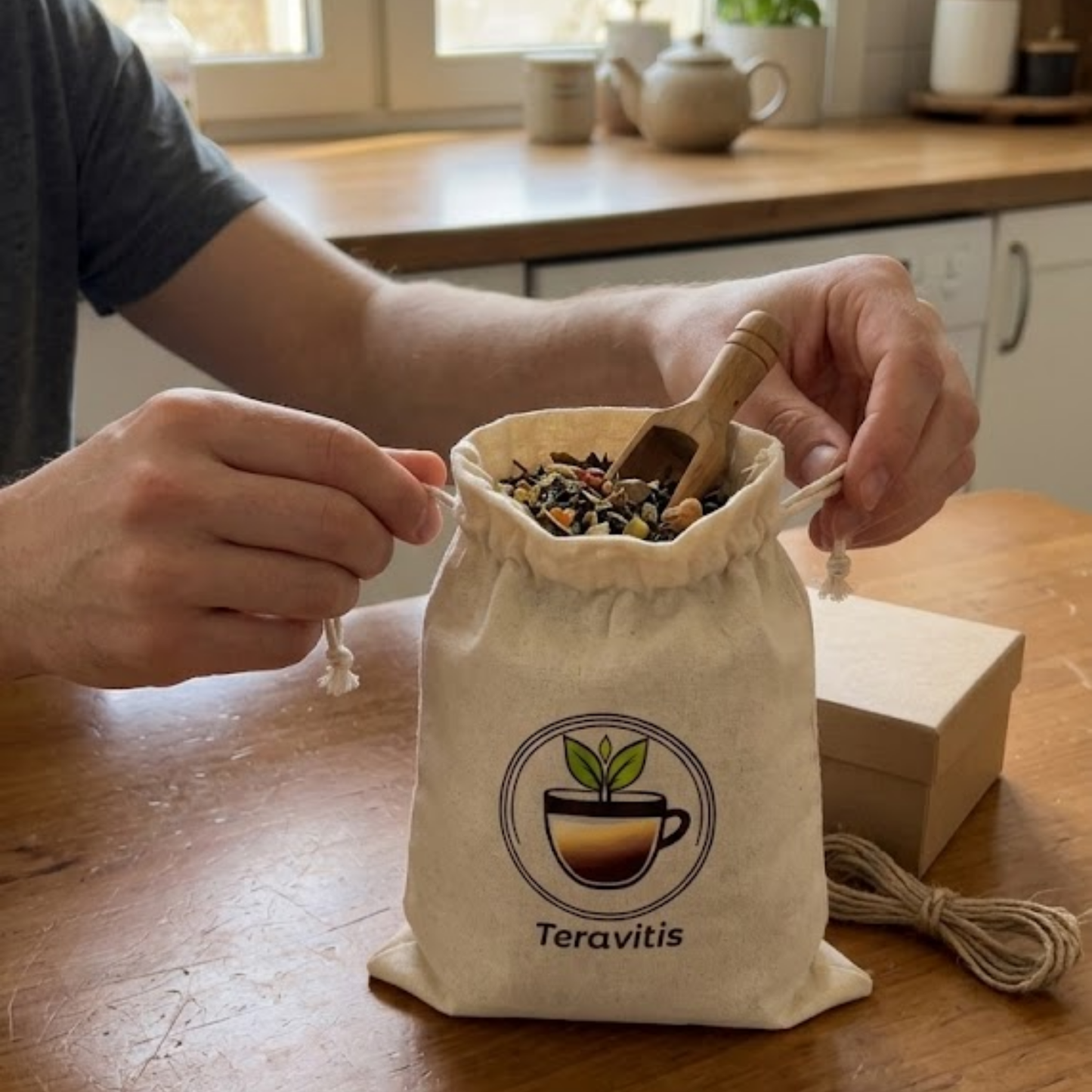 Bolsa Ritual Teravitis • Bolsa Reutilizável para Infusões