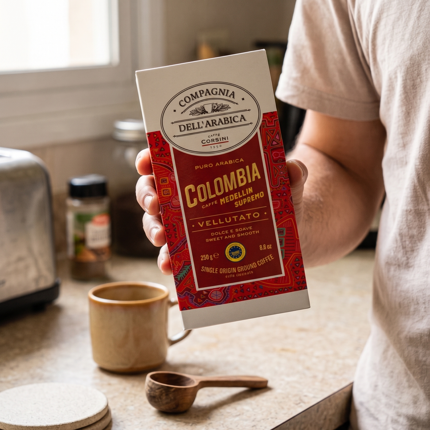 Ground Coffee Colombia Medellín IGP 250 g – Smooth and Balanced