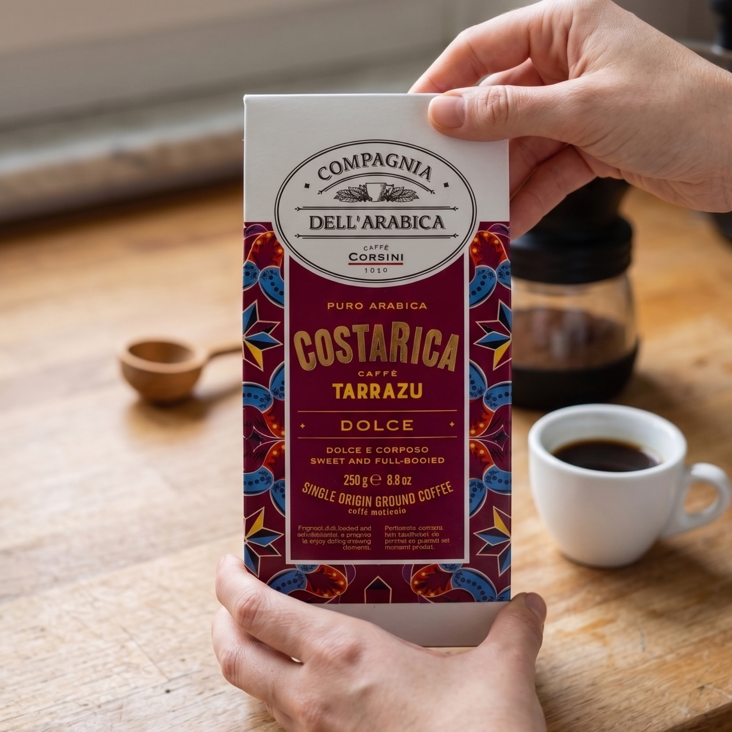 Café Costa Rica Moído 100% Arábica Doce e Encorpado