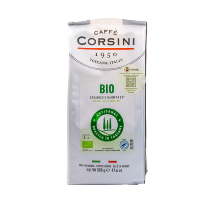 Café em Grão BIO Rainforest Alliance 500g Blend Orgânico Intenso e Sustentável
