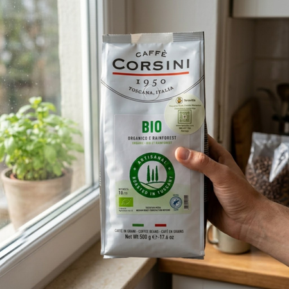 Café em Grão BIO Rainforest Alliance 500g Blend Orgânico Intenso e Sustentável