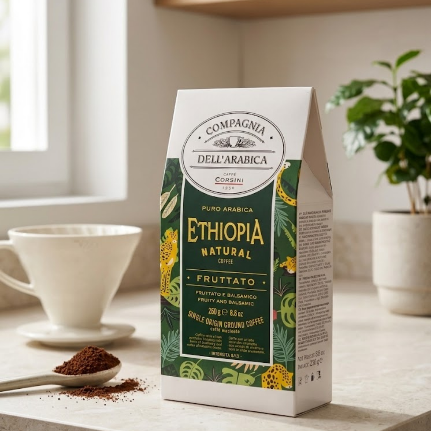 Café Etiópia Moído 250g 100% Arábica Frutado e Aromático