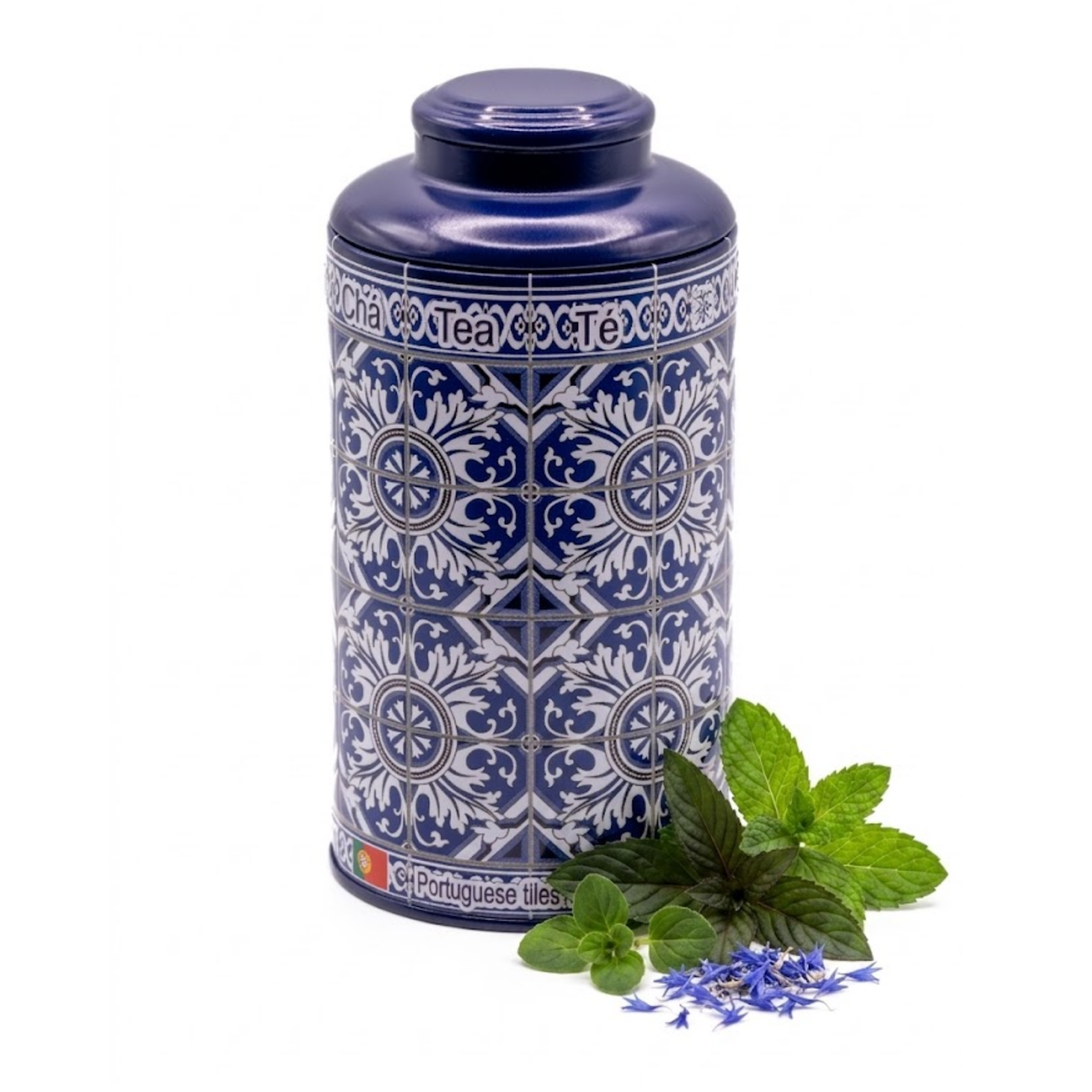 Menta y Hierbabuena – Ritual Refrescante Digestivo | Lata Azul con Diseño en Relieve