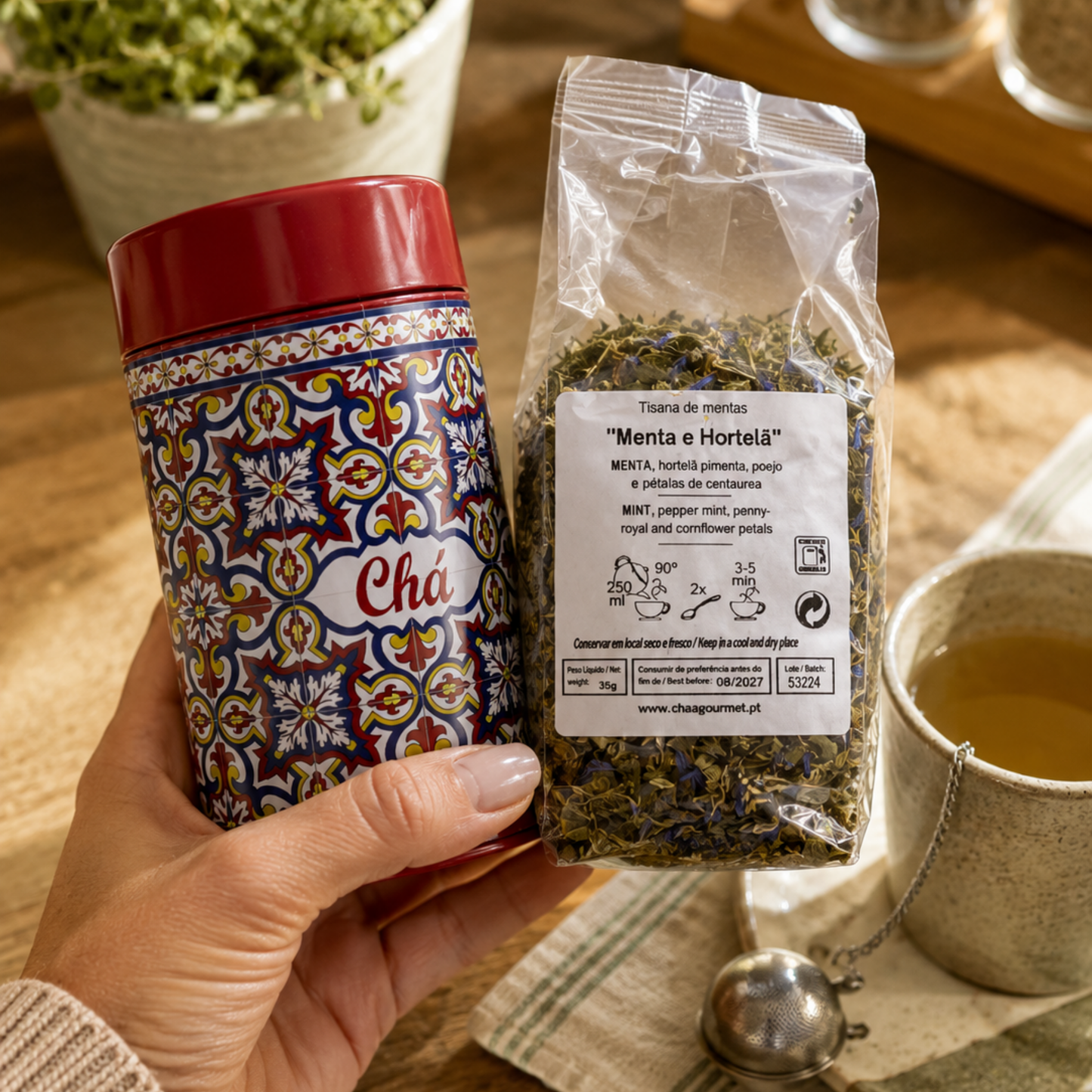 Menta & Hortelã Avulso para Digestão Leve e Frescura Natural