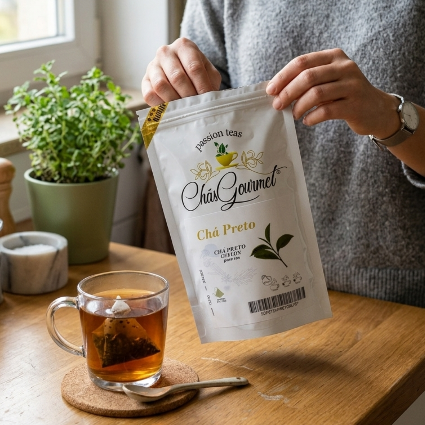 Té negro de Ceilán: Energía pura: auténtico sabor de las montañas de Sri Lanka