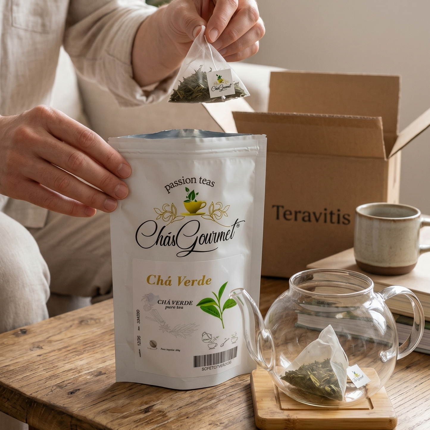 Chá Verde Sencha Japonês — Vitalidade e Foco Natural