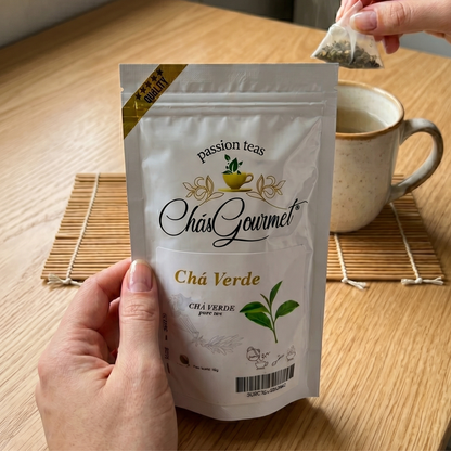 Chá Verde Sencha Japonês — Vitalidade e Foco Natural