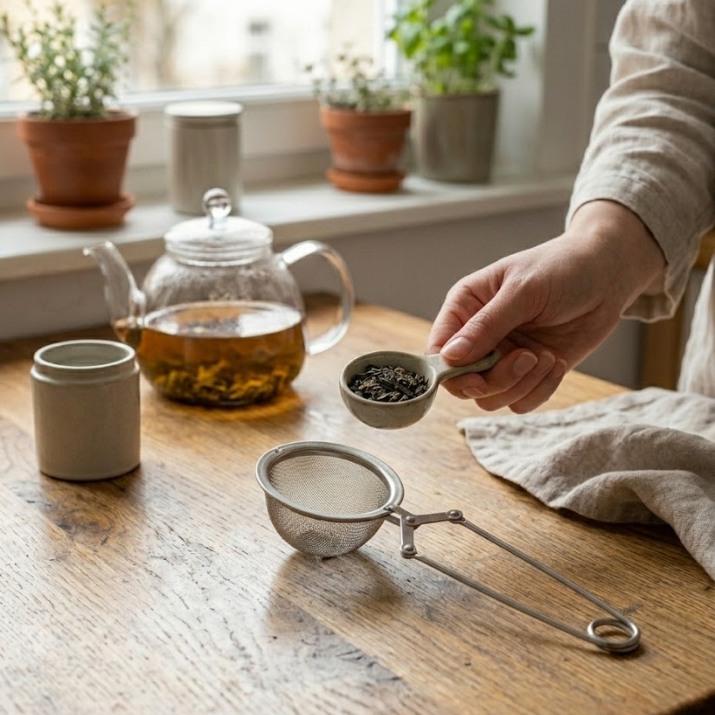 Stainless Steel Pressure Ball Tea Infuser – Residue-Free Infusion