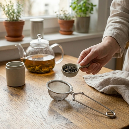 Stainless Steel Pressure Ball Tea Infuser – Residue-Free Infusion