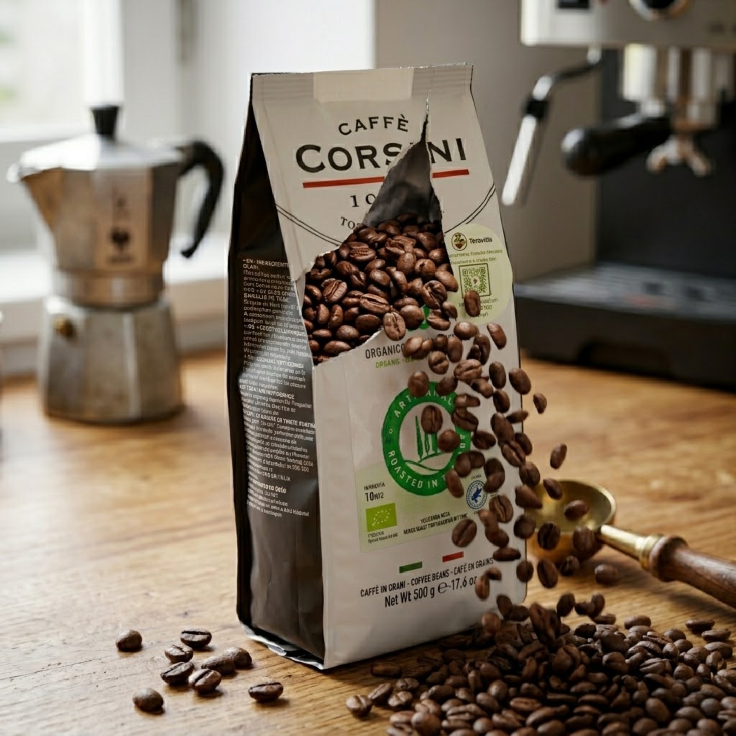Café em Grão BIO Rainforest Alliance 500g Blend Orgânico Intenso e Sustentável