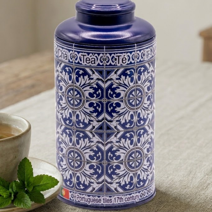 Menta y Hierbabuena – Ritual Refrescante Digestivo | Lata Azul con Diseño en Relieve