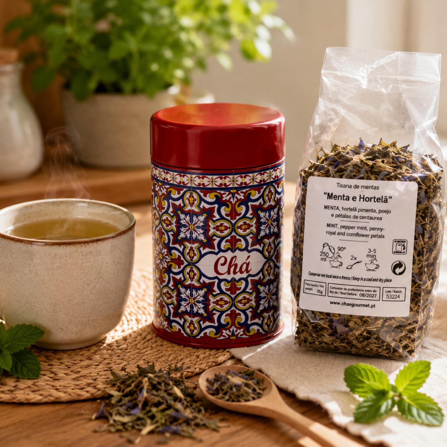 Menta & Hortelã Avulso para Digestão Leve e Frescura Natural