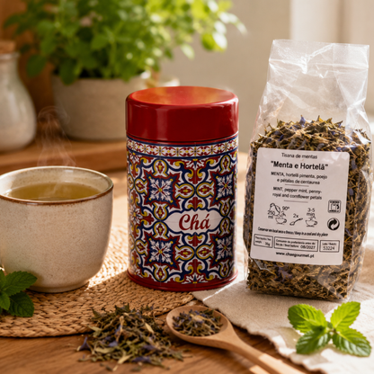 Menta & Hortelã Avulso para Digestão Leve e Frescura Natural