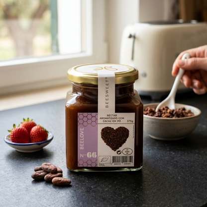 Miel Orgánica con Cacao 375g | Sabor Intenso y Gourmet