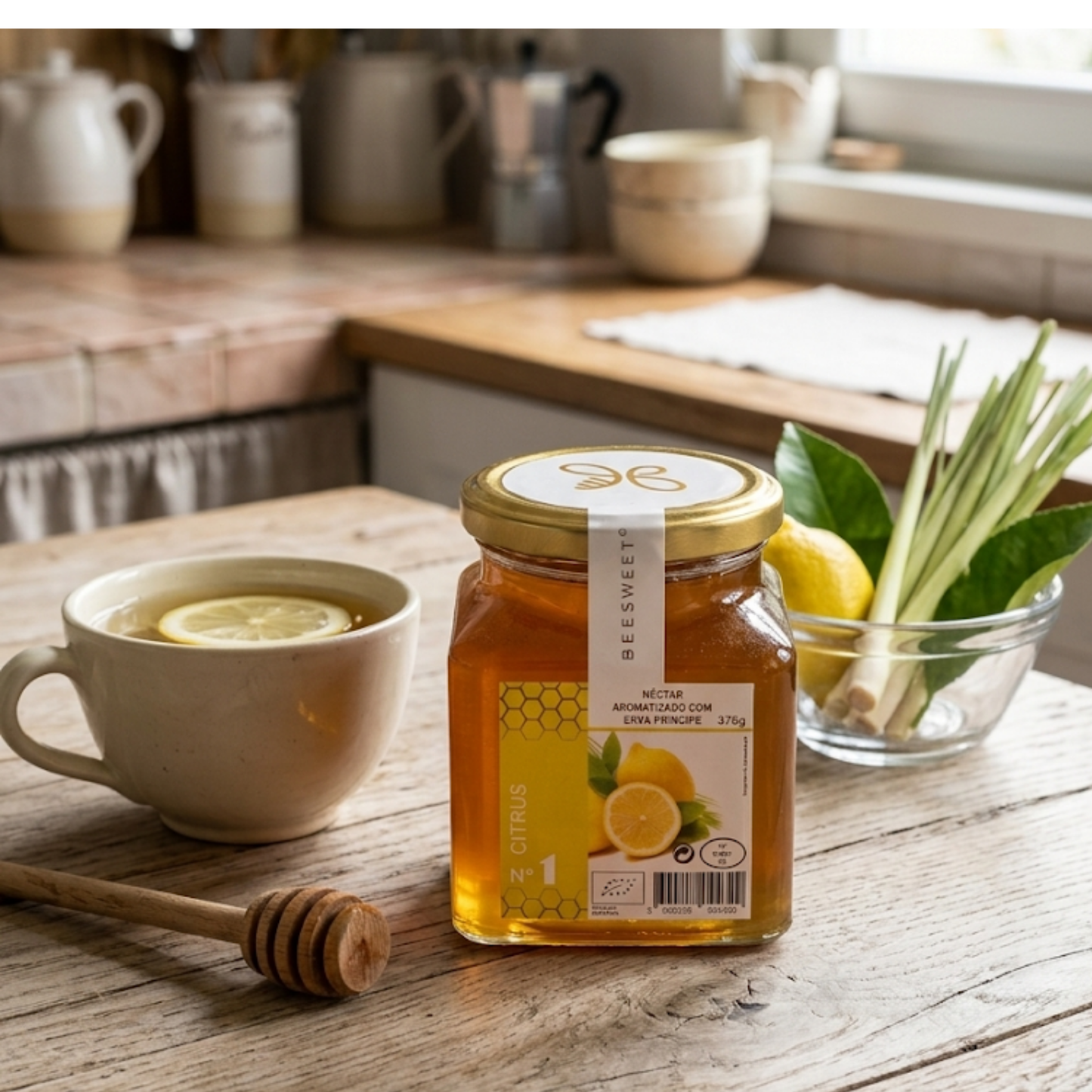 Miel de limoncillo orgánica 375 g | Ligera, digestiva y refrescante