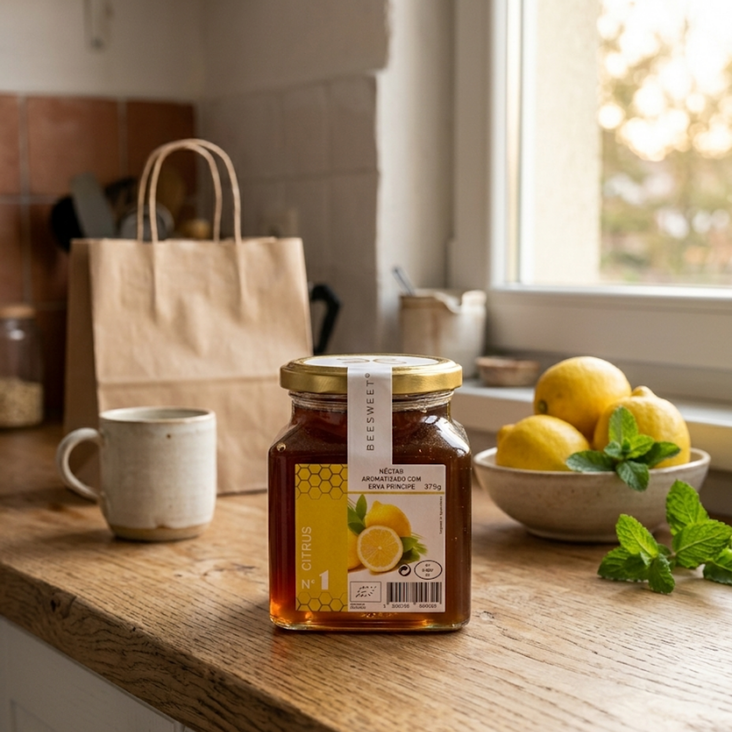 Miel de limoncillo orgánica 375 g | Ligera, digestiva y refrescante