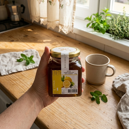 Miel de limoncillo orgánica 375 g | Ligera, digestiva y refrescante