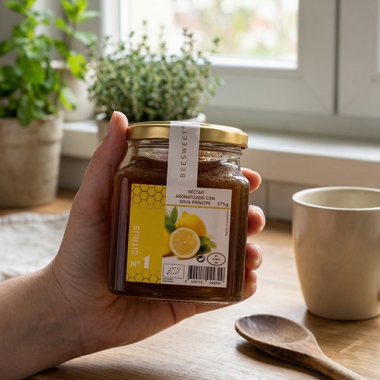 Miel de limoncillo orgánica 375 g | Ligera, digestiva y refrescante