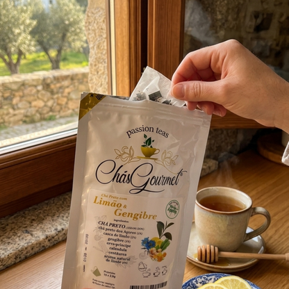 Té negro con limón y jengibre: energía natural y bienestar digestivo