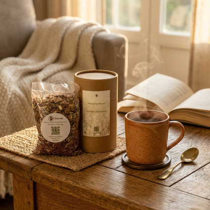 Rooibos con frutos del bosque: digestivo, suave y sin cafeína.