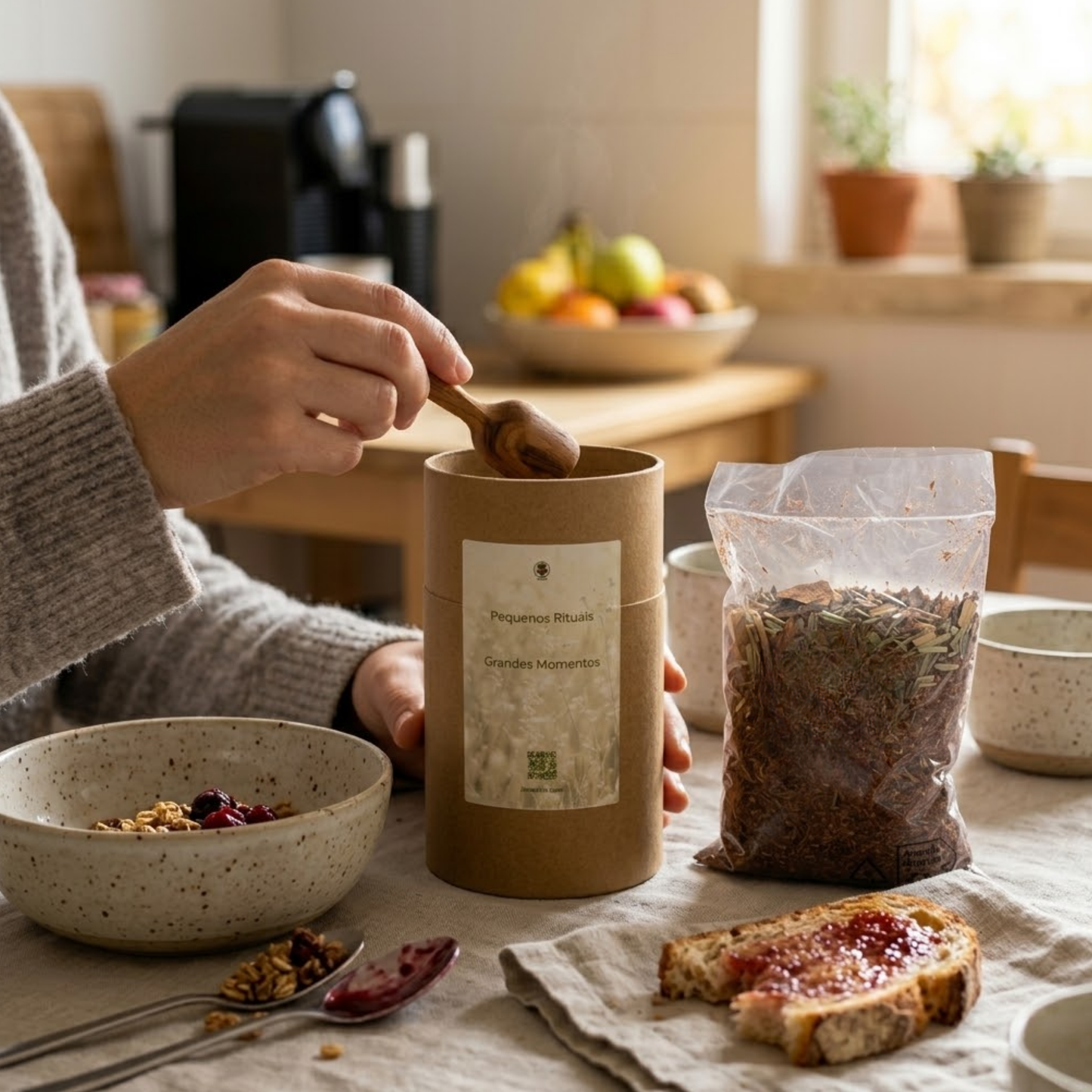 Rooibos con frutos del bosque: digestivo, suave y sin cafeína.