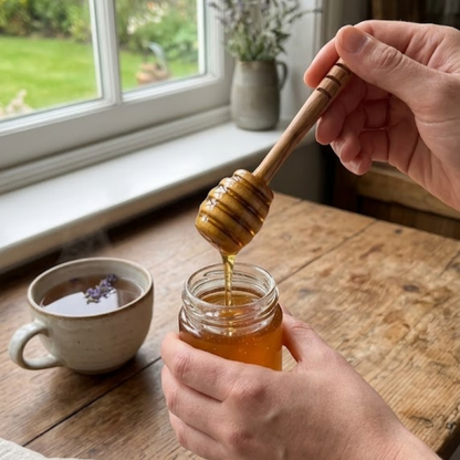 Wooden Honey Spoon 15cm - Serve with Elegance and Precision
