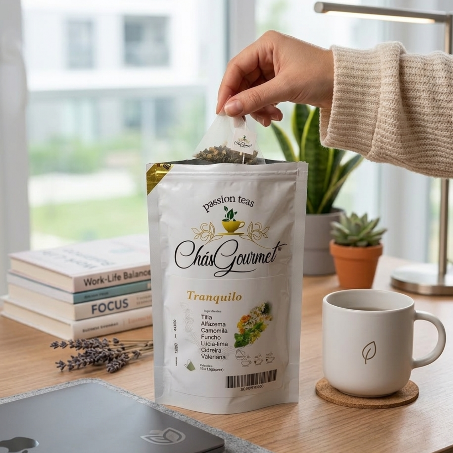 Quiet 15 Pyramid Herbal Tea — Natural Sleep and Stress Relief